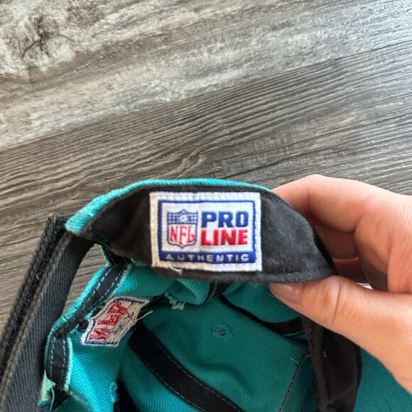 Vintage Teal Nike White Tag NFL Pro Line Carolina Panthers Football Hat - Picture 5 of 8